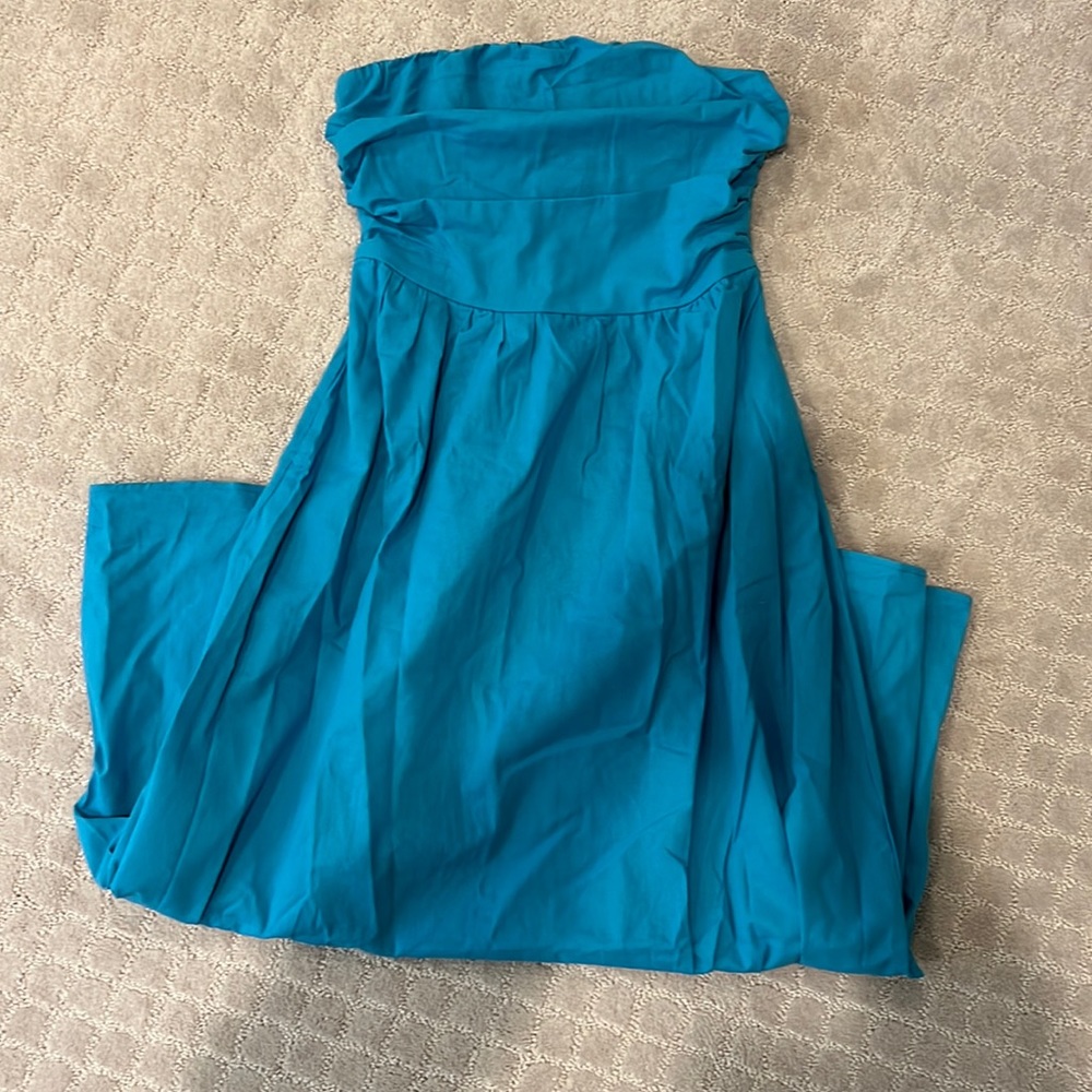 Showpo Isidora midi dress turquoise size USA 6